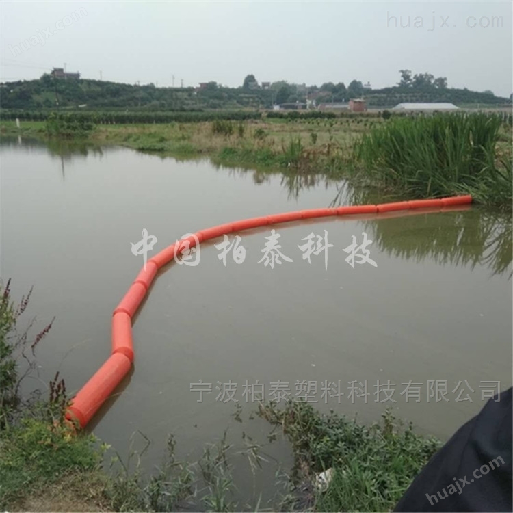 商洛丹江河拦污浮筒 汛期拦垃圾塑料浮体