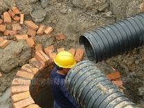 HDPE钢带增强波纹管，钢带排污管厂家