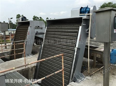 拦污设备 回转式污水处理机械格栅机