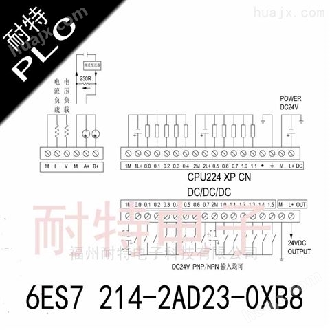 耐特PLC,6ES7 214-2AD23-0XB8,CPU24V供电