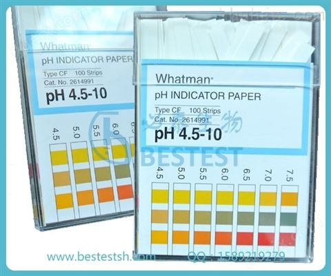 GE Whatman 沃特曼 精密pH试纸，pH 4.5-10.0
