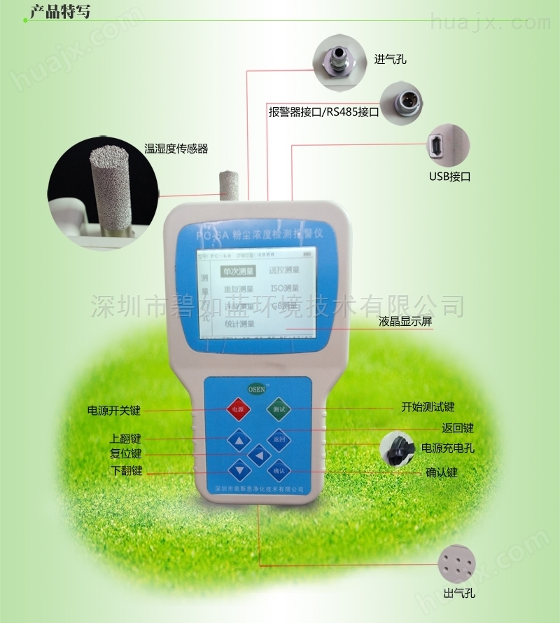手持式粉尘污染监测仪，可吸入颗粒物检测仪